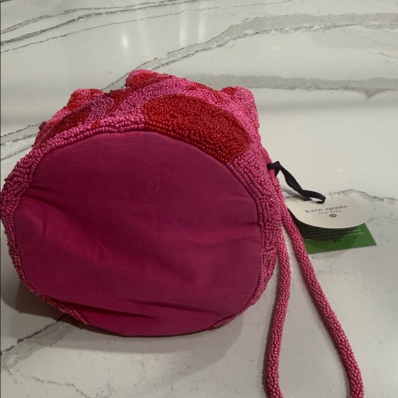 Limited Edition Target X Kate Spade Rose Beaded Drawstring Bag - Picture 6 of 9